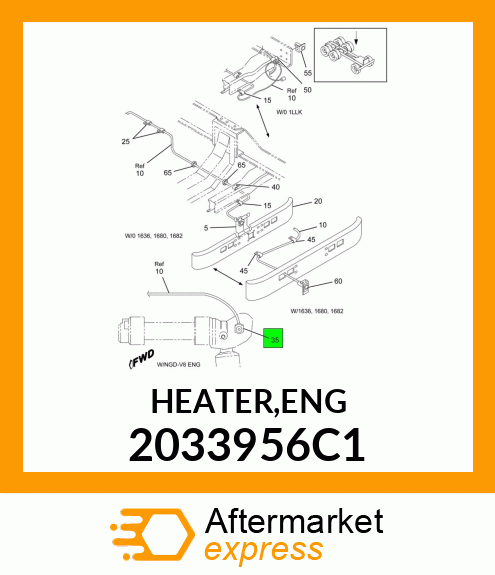 HEATER,ENG 2033956C1