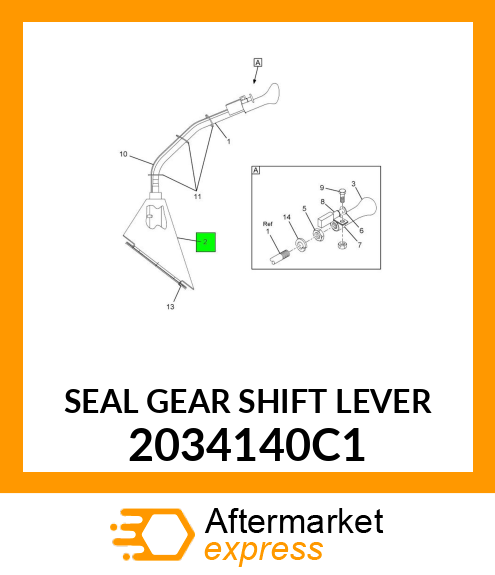 SEAL GEAR SHIFT LEVER 2034140C1