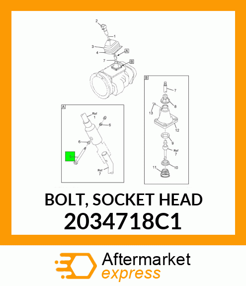 BOLT, SOCKET HEAD 2034718C1