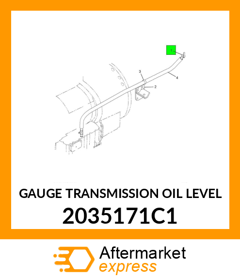 GAUGE TRANSMISSION OIL LEVEL 2035171C1