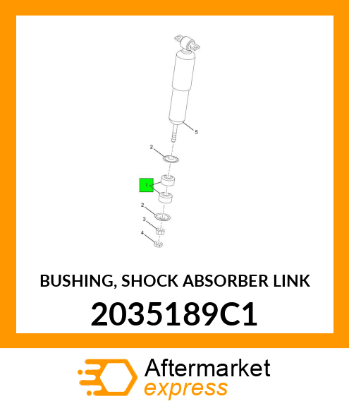 BUSHING, SHOCK ABSORBER LINK 2035189C1