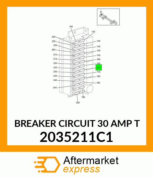 BREAKER CIRCUIT 30 AMP T 2035211C1