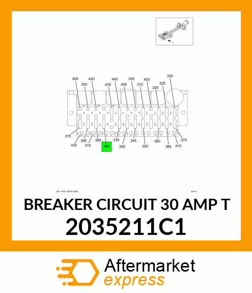 BREAKER CIRCUIT 30 AMP T 2035211C1