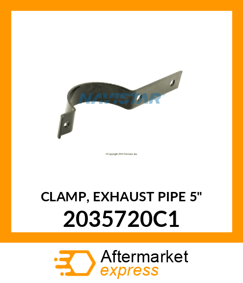 CLAMP, EXHAUST PIPE 5" 2035720C1