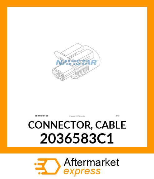 CONNECTOR, CABLE 2036583C1