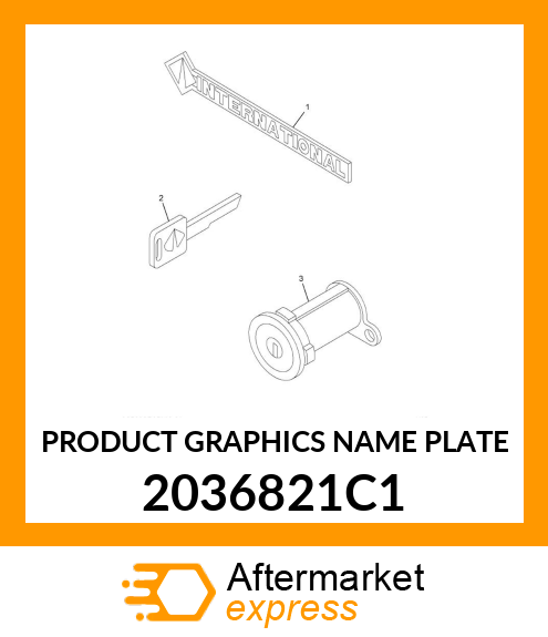 PRODUCT GRAPHICS NAME PLATE 2036821C1