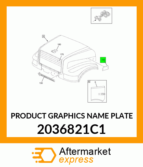 PRODUCT GRAPHICS NAME PLATE 2036821C1