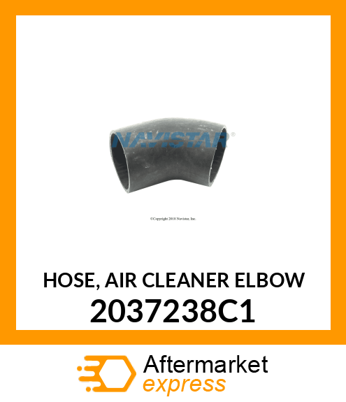 HOSE, AIR CLEANER ELBOW 2037238C1