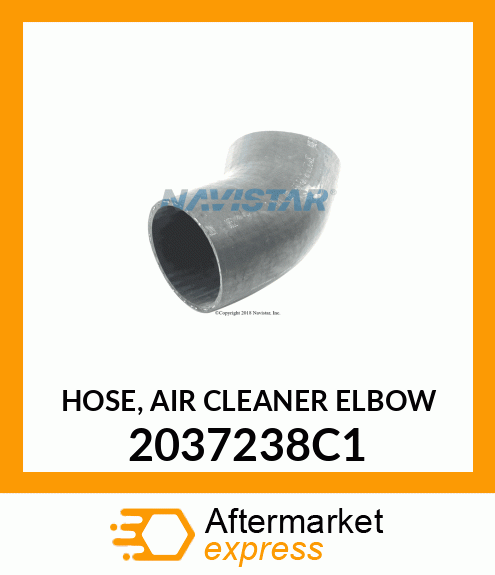 HOSE, AIR CLEANER ELBOW 2037238C1