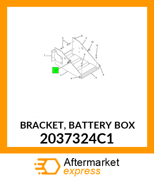 BRACKET, BATTERY BOX 2037324C1