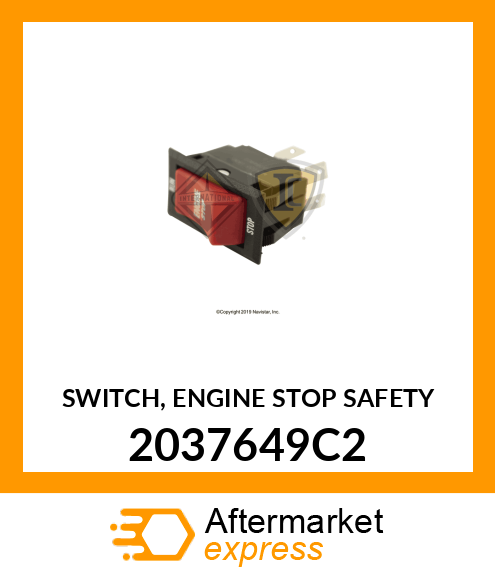 SWITCH, ENGINE STOP SAFETY 2037649C2