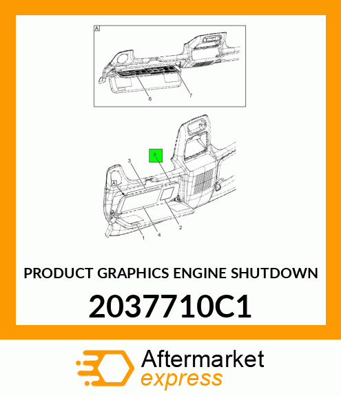 PRODUCT GRAPHICS ENGINE SHUTDOWN 2037710C1