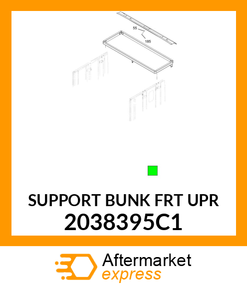 SUPPORT BUNK FRT UPR 2038395C1