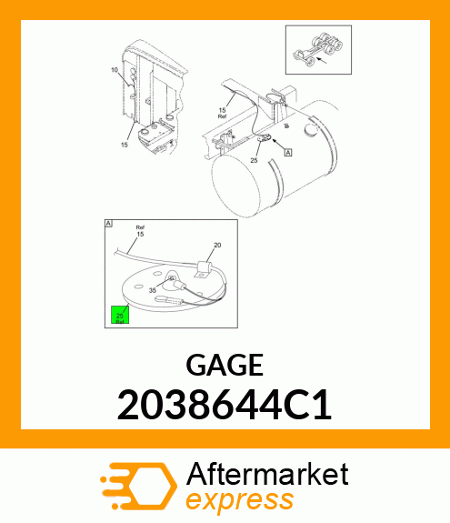 GAUGE FUEL SENDER 2038644C1