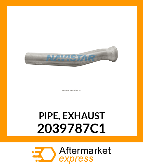 PIPE, EXHAUST 2039787C1