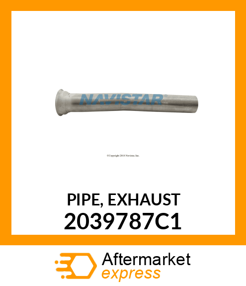 PIPE, EXHAUST 2039787C1