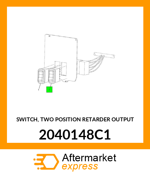 SWITCH, TWO POSITION RETARDER OUTPUT SELECT 2040148C1