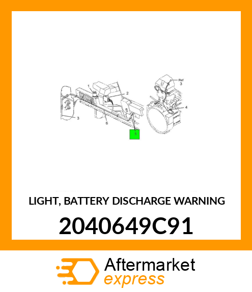 LIGHT, BATTERY DISCHARGE WARNING 2040649C91