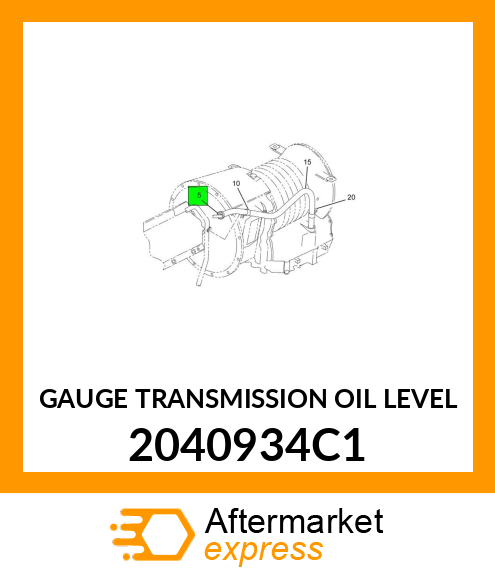 GAUGE TRANSMISSION OIL LEVEL 2040934C1