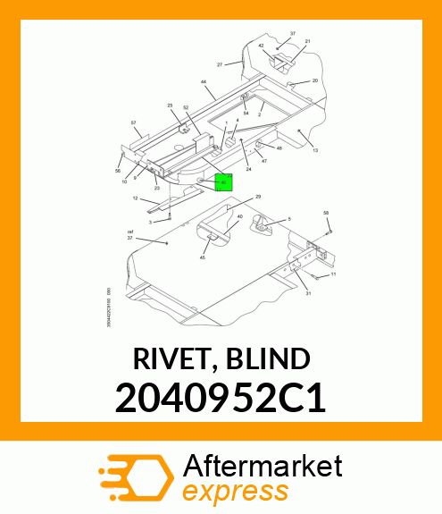 RIVET, BLIND 2040952C1