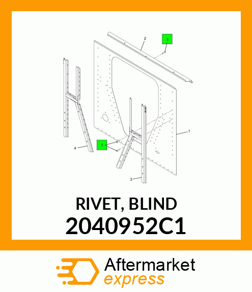 RIVET, BLIND 2040952C1