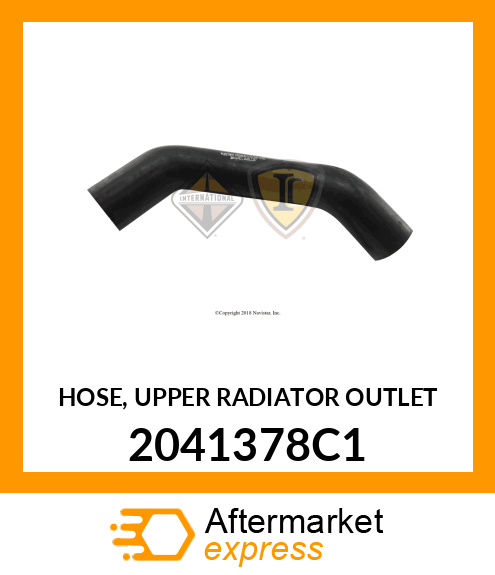 HOSE, UPPER RADIATOR OUTLET 2041378C1