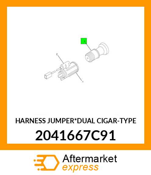 HARNESS JUMPER*DUAL CIGAR-TYPE 2041667C91