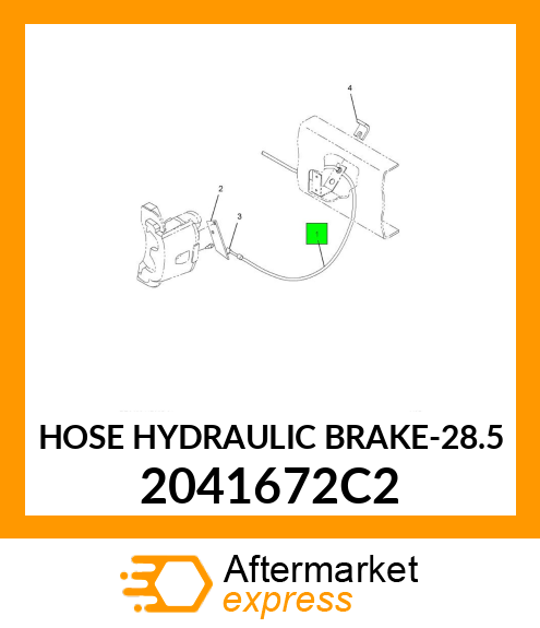 HOSE HYDRAULIC BRAKE-28.5 2041672C2