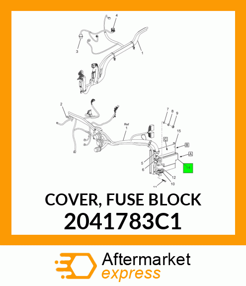 COVER, FUSE BLOCK 2041783C1