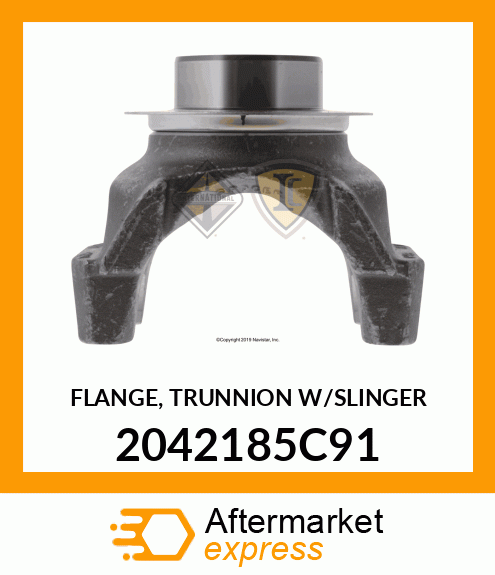 FLANGE, TRUNNION W/SLINGER 2042185C91