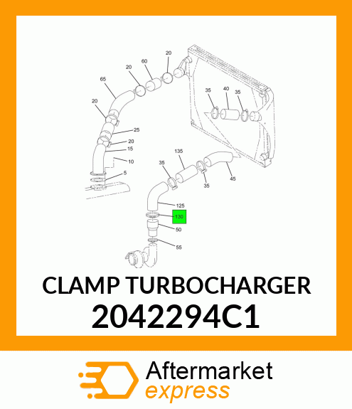 CLAMP TURBOCHARGER 2042294C1