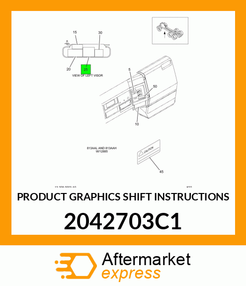 PRODUCT GRAPHICS SHIFT INSTRUCTIONS 2042703C1