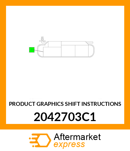 PRODUCT GRAPHICS SHIFT INSTRUCTIONS 2042703C1