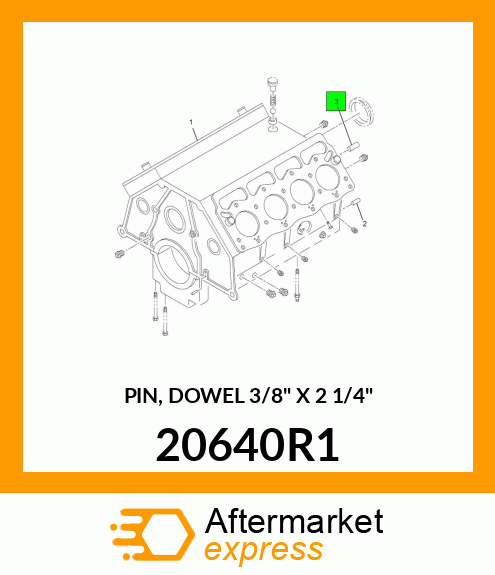 PIN, DOWEL 3/8" X 2 1/4" 20640R1