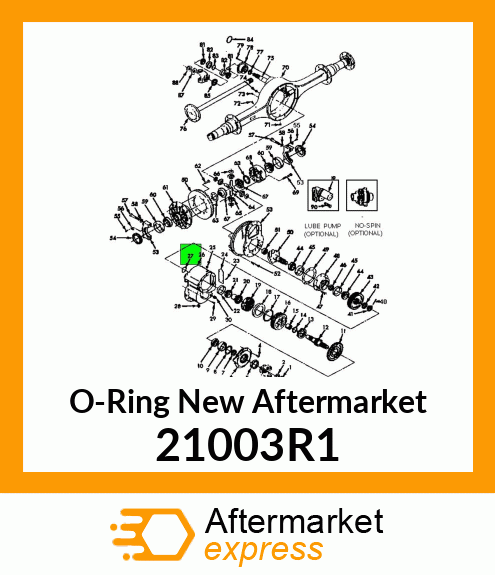 O-Ring New Aftermarket 21003R1