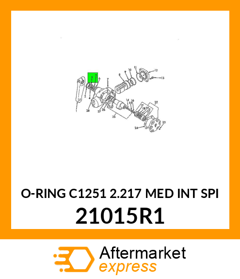 O-RING C1251 2.217 MED INT SPI 21015R1