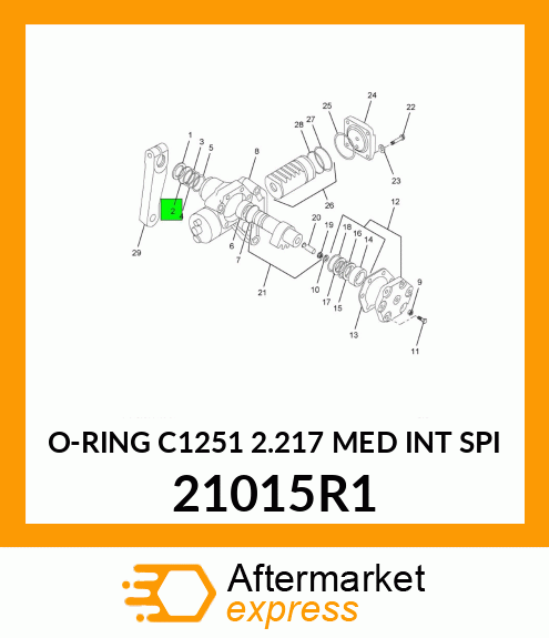 O-RING C1251 2.217 MED INT SPI 21015R1