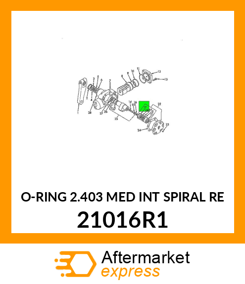 O-RING 2.403 MED INT SPIRAL RE 21016R1