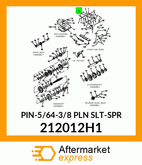 PIN-5/64-3/8 PLN SLT-SPR 212012H1