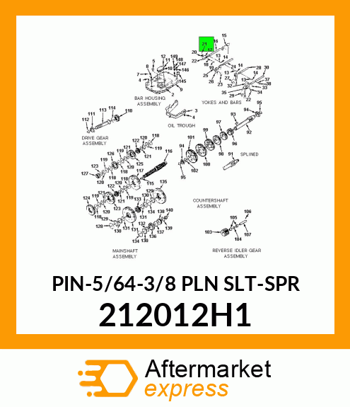 PIN-5/64-3/8 PLN SLT-SPR 212012H1