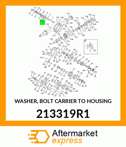 WASHER, BOLT CARRIER TO HOUSING 213319R1