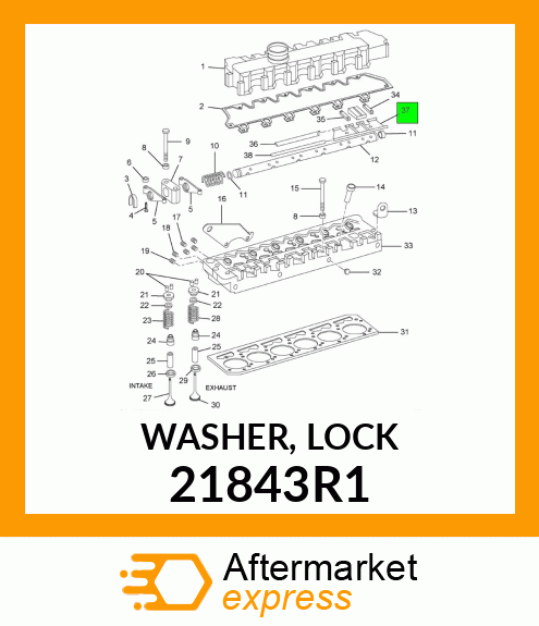 WASHER, LOCK 21843R1