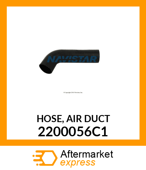HOSE, AIR DUCT 2200056C1