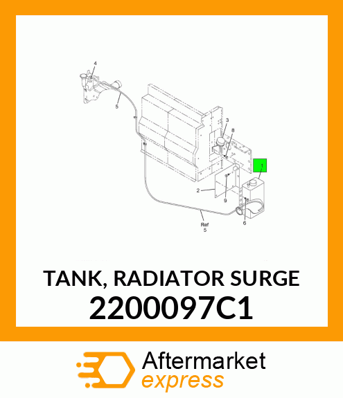 TANK, RADIATOR SURGE 2200097C1