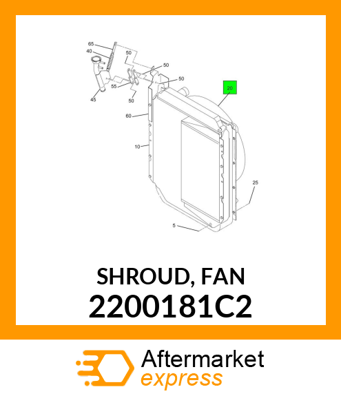 SHROUD, FAN 2200181C2