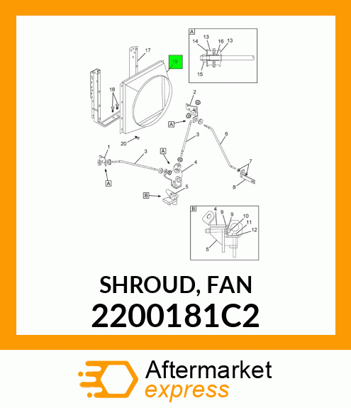 SHROUD, FAN 2200181C2