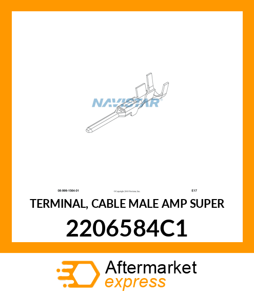 TERMINAL, CABLE MALE AMP SUPER 2206584C1