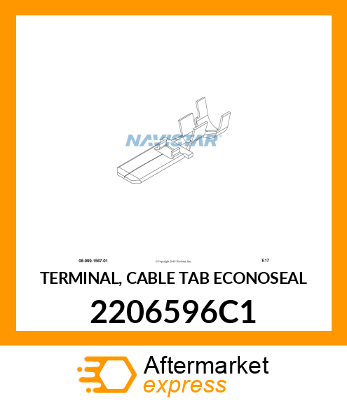 TERMINAL, CABLE TAB ECONOSEAL 2206596C1