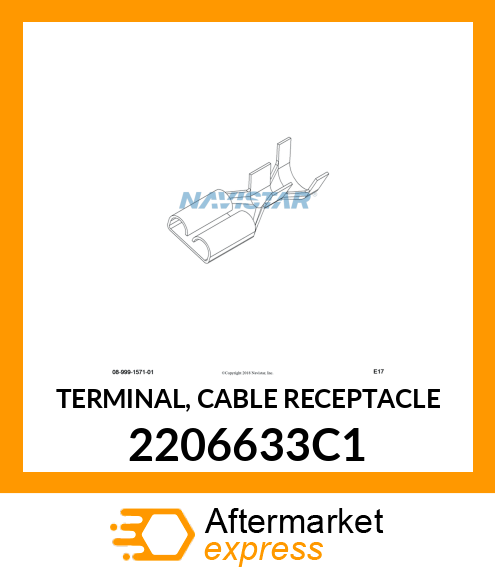 TERMINAL, CABLE RECEPTACLE 2206633C1