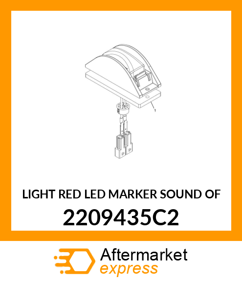 LIGHT RED LED MARKER SOUND OF 2209435C2